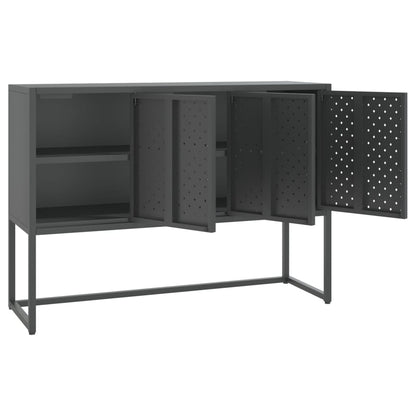 vidaXL Bahut Anthracite 105x35x75 cm Acier