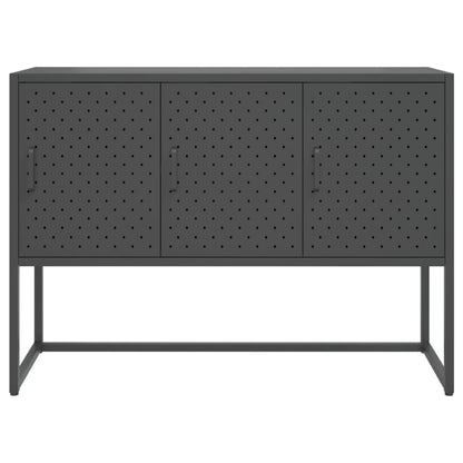 vidaXL Bahut Anthracite 105x35x75 cm Acier
