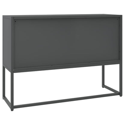 vidaXL Bahut Anthracite 105x35x75 cm Acier