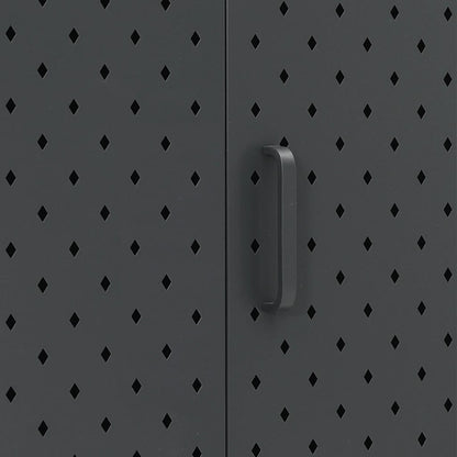 vidaXL Bahut Anthracite 105x35x75 cm Acier