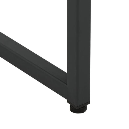 vidaXL Commode de salon Noir 75x35x75 cm Acier