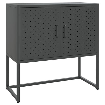 vidaXL Sideboard Anthrazit 75x35x75 cm Stahl
