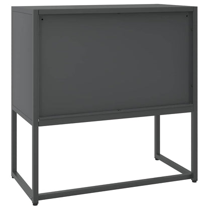 vidaXL Sideboard Anthrazit 75x35x75 cm Stahl