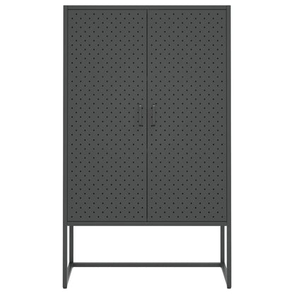 vidaXL Highboard Anthrazit 80x35x135 cm Stahl
