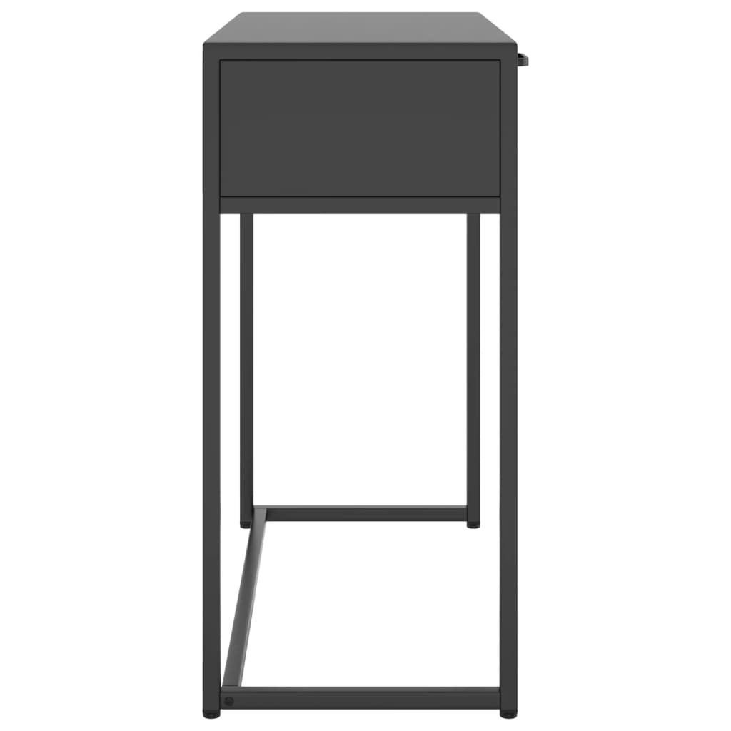 vidaXL Konsolentisch Anthrazit 72x35x75 cm Stahl