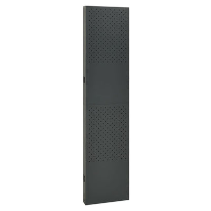 vidaXL 4-tlg. Raumteiler Anthrazit 160x180 cm Stahl