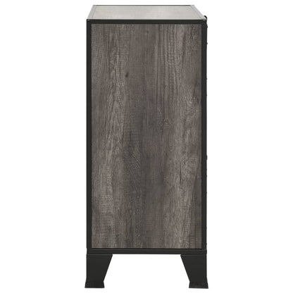 vidaXL Aufbewahrungsschrank Grau 72x36x82 cm Metall und MDF