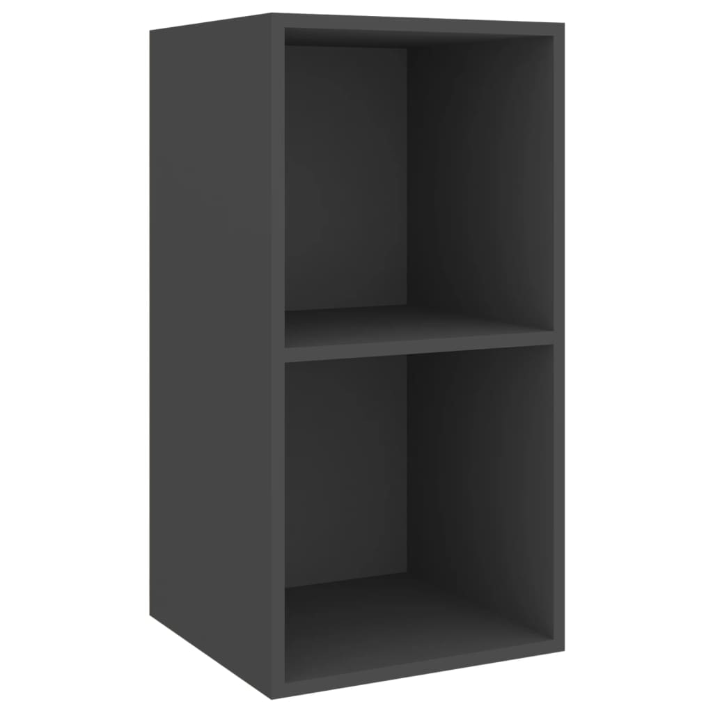 vidaXL Meuble TV 4 pièces, Gris, Bois d'ingénierie
