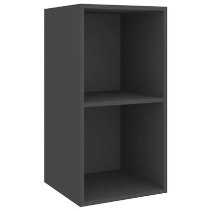 vidaXL Meuble TV 4 pièces, Gris, Bois d'ingénierie