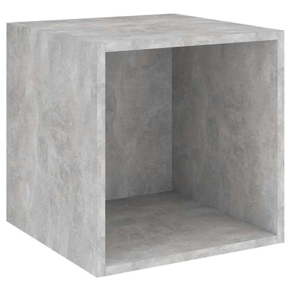 vidaXL 4-tlg. TV-Schrank-Set Betongrau Holzwerkstoff