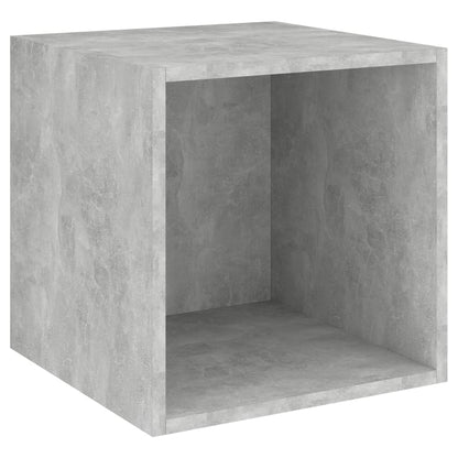 vidaXL 4-tlg. TV-Schrank-Set Betongrau Holzwerkstoff