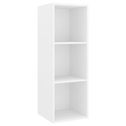 vidaXL 4-tlg. TV-Schrank-Set Weiß Holzwerkstoff