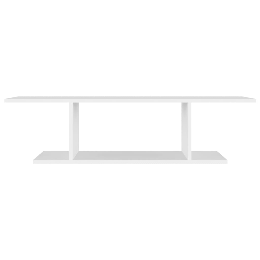 vidaXL Meuble TV mural Blanc 103x30x26,5 cm
