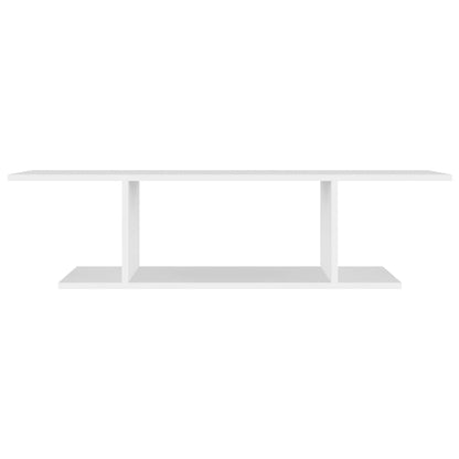vidaXL Meuble TV mural Blanc 103x30x26,5 cm