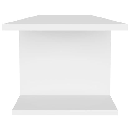 vidaXL Meuble TV mural Blanc 103x30x26,5 cm