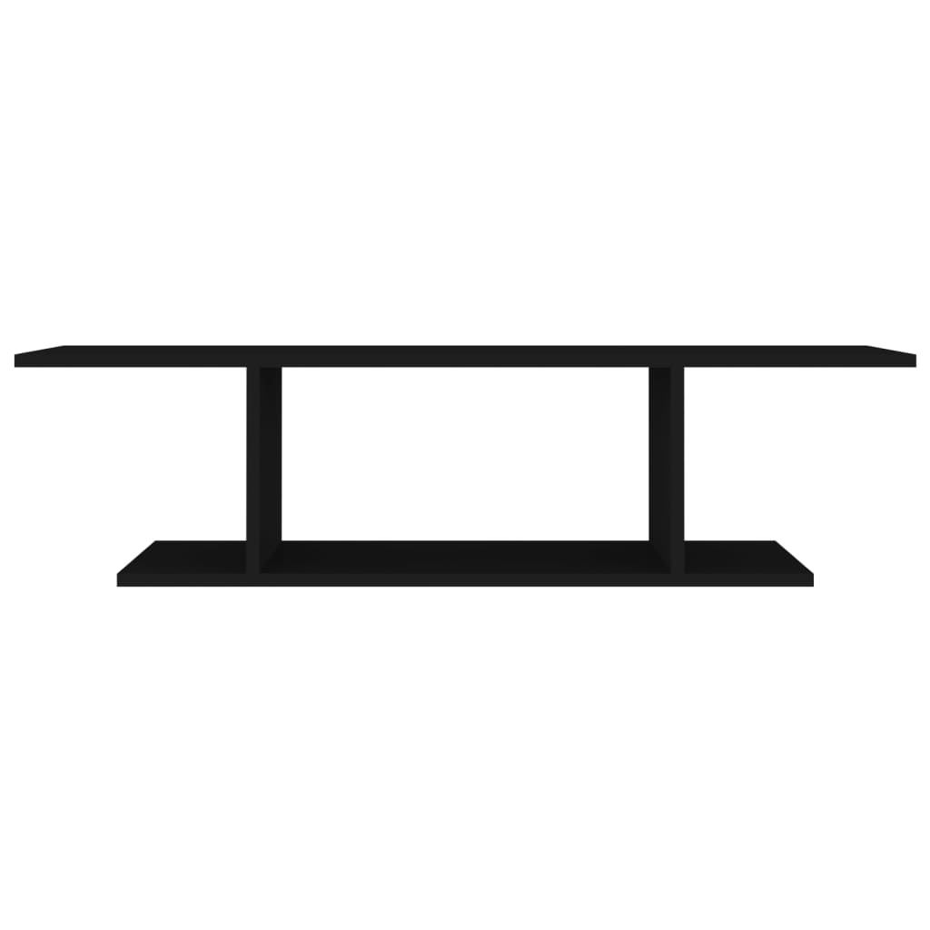 Meuble TV mural vidaXL noir 103x30x26,5 cm