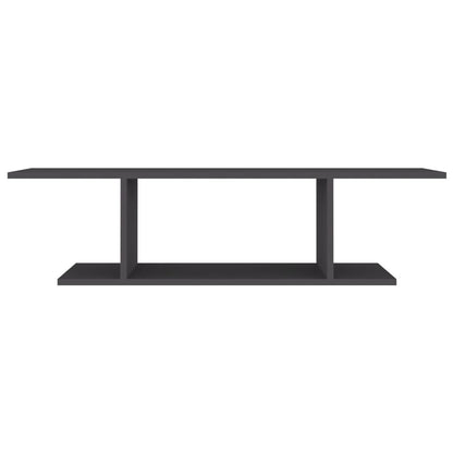 vidaXL Meuble TV mural gris 103x30x26,5 cm
