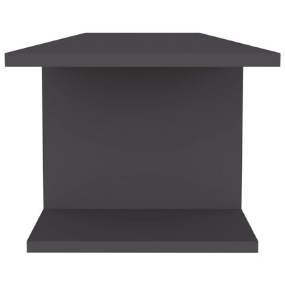 vidaXL Meuble TV mural gris 103x30x26,5 cm