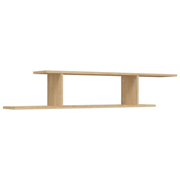 vidaXL Étagère murale TV chêne Sonoma 125x18x23 cm en bois d'ingénierie