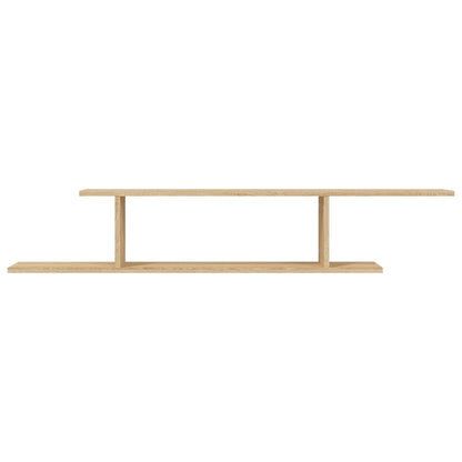 vidaXL Étagère murale TV chêne Sonoma 125x18x23 cm en bois d'ingénierie
