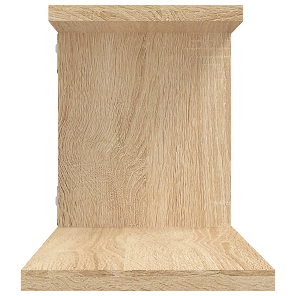 vidaXL Étagère murale TV chêne Sonoma 125x18x23 cm en bois d'ingénierie