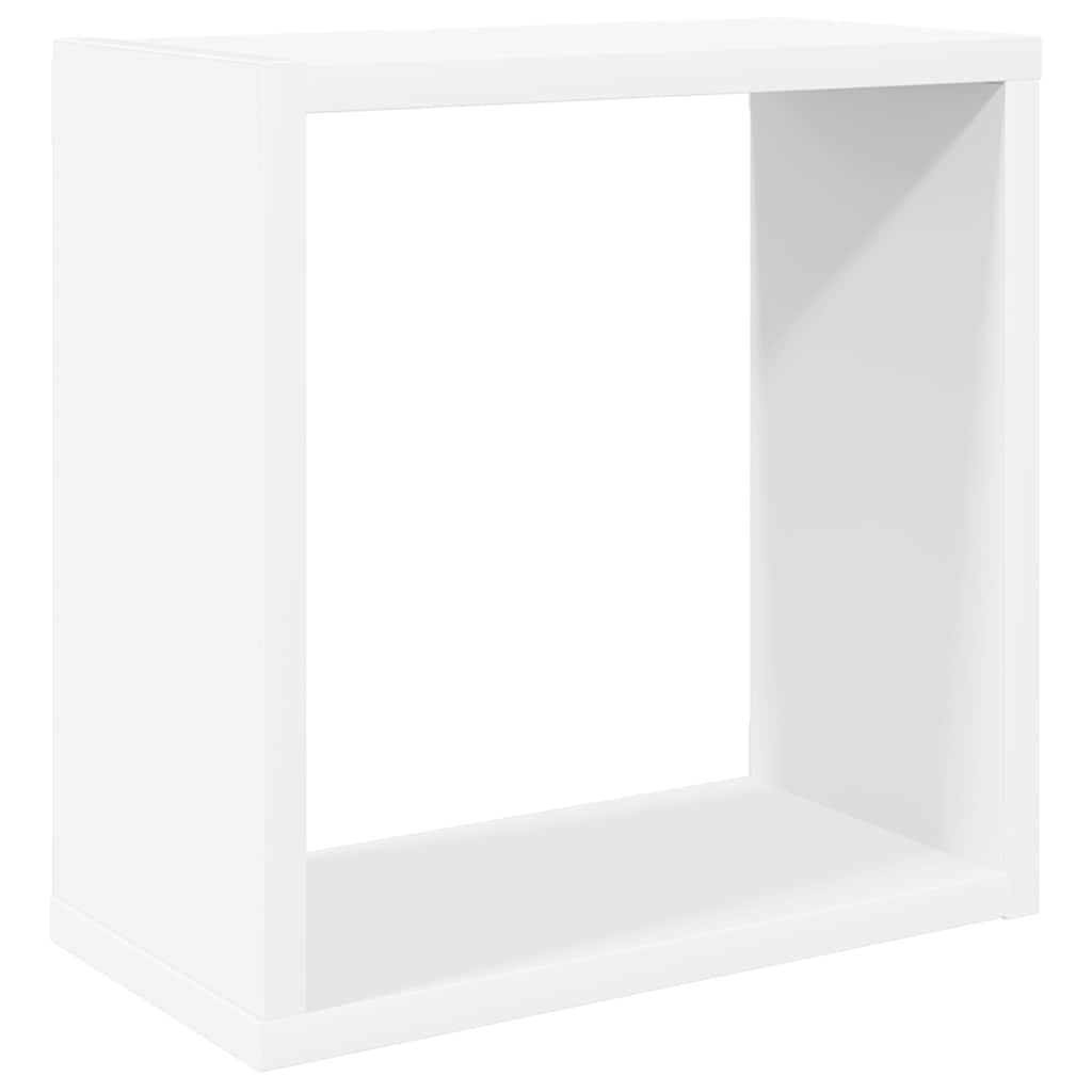 vidaXL Étagères cubes 4 pcs Blanc 30x15x30 cm