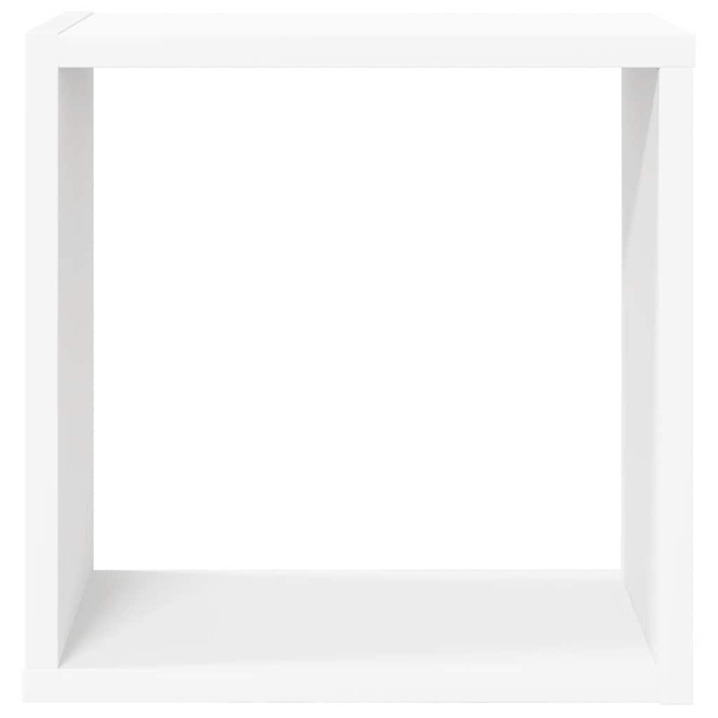 vidaXL Étagères cubes 4 pcs Blanc 30x15x30 cm