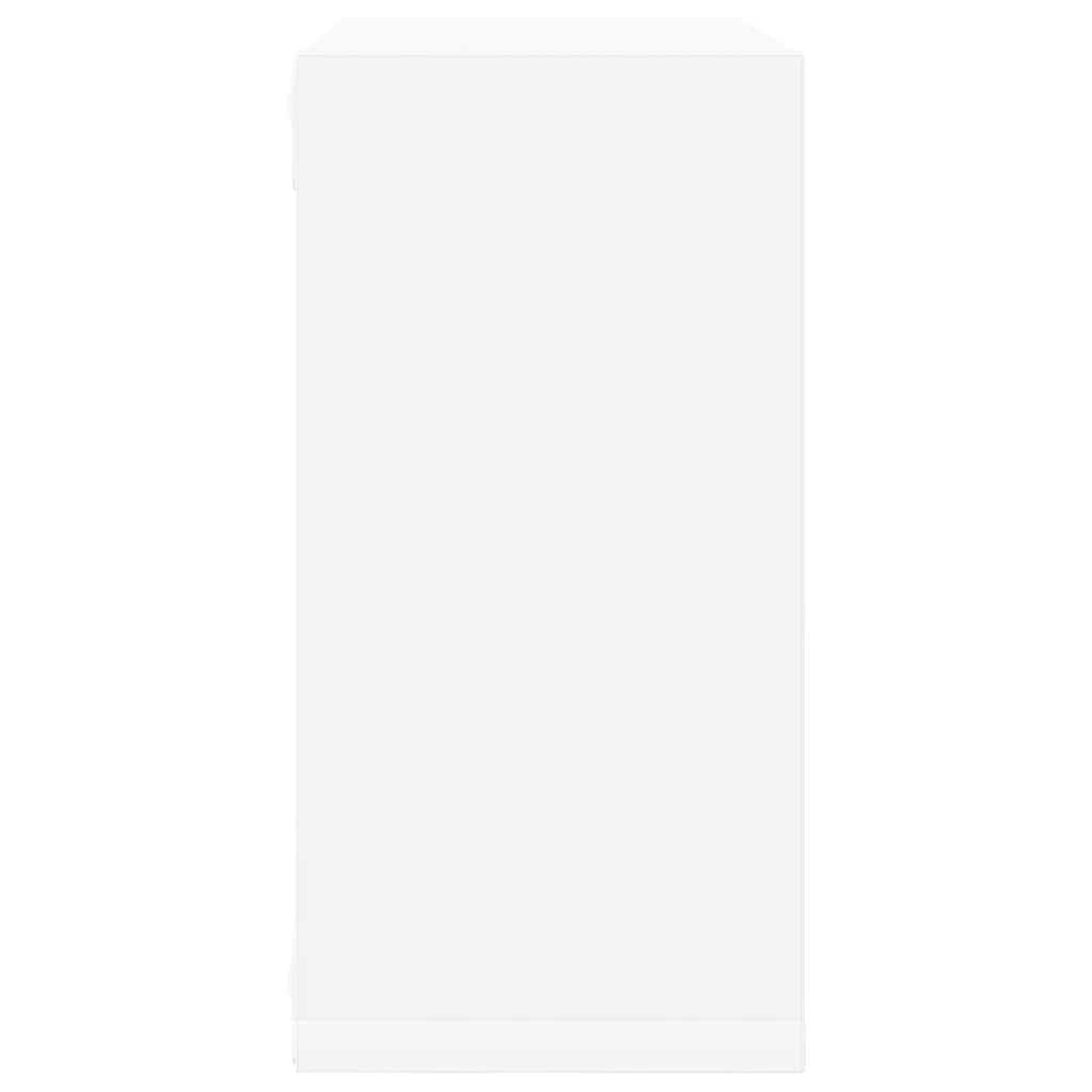 vidaXL Étagères cubes 4 pcs Blanc 30x15x30 cm