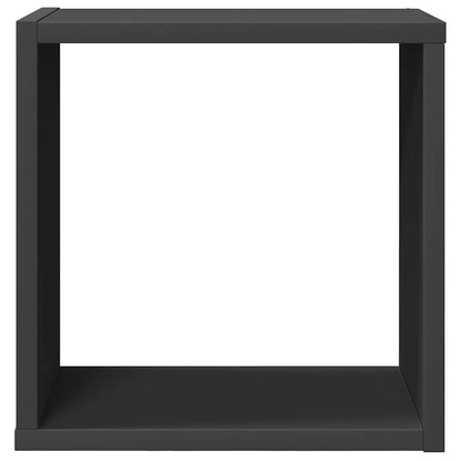 vidaXL Étagères cubes 4 pcs Gris 30x15x30 cm