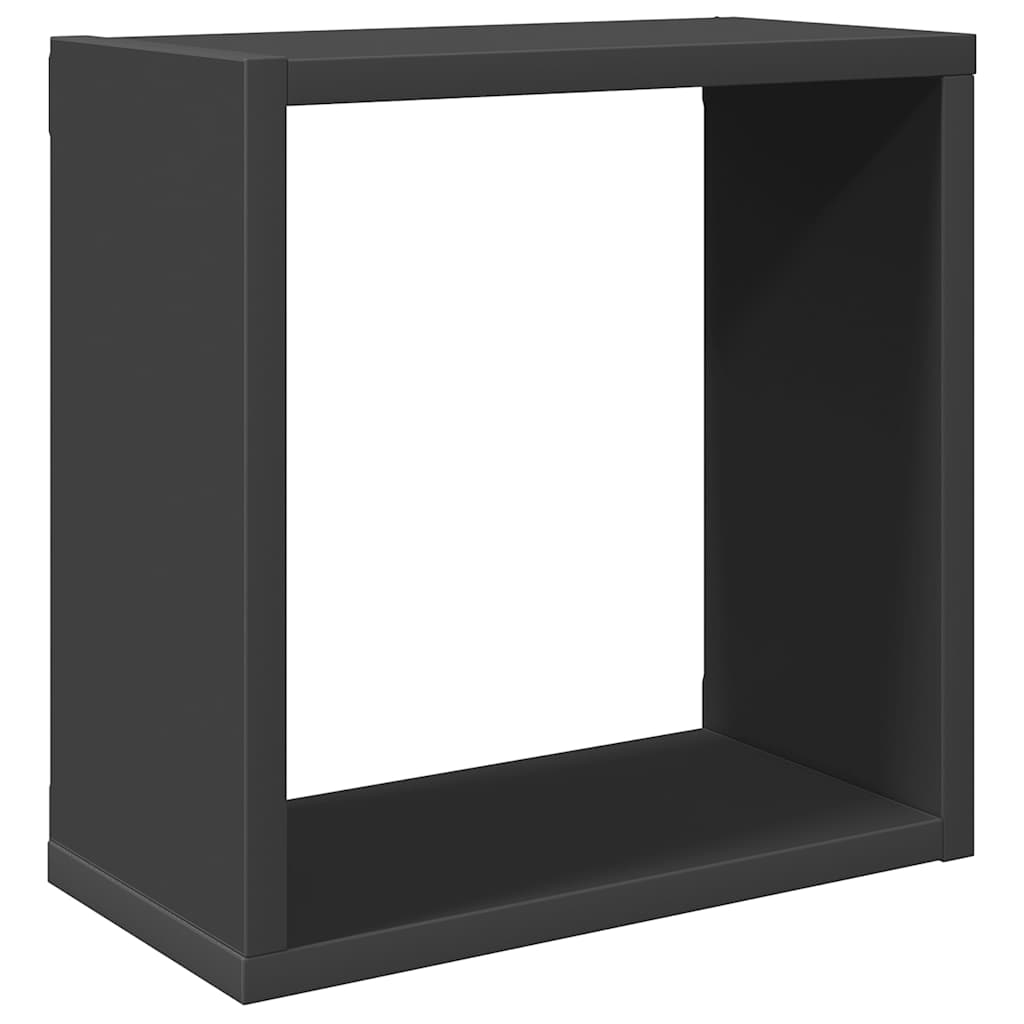 vidaXL Étagères cubes 6 pcs Gris 30x15x30 cm