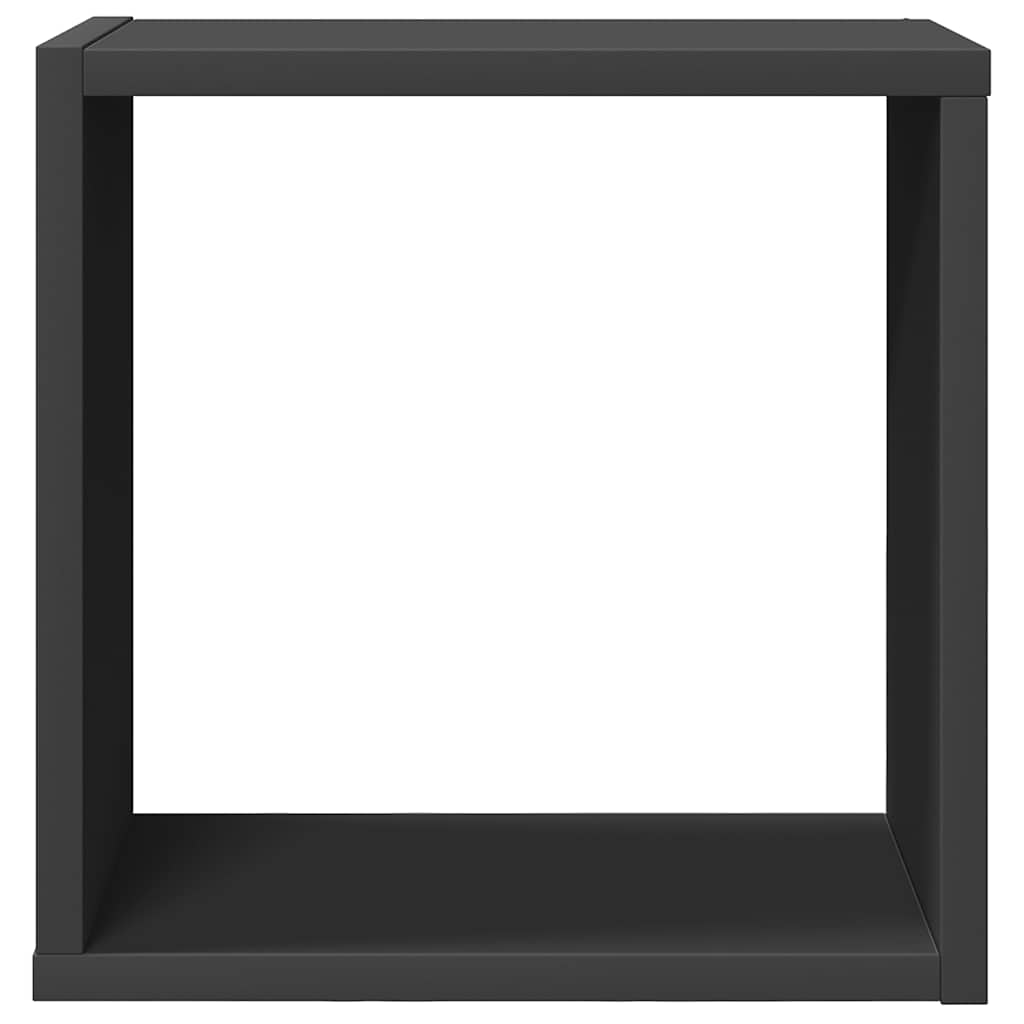 vidaXL Étagères cubes 6 pcs Gris 30x15x30 cm