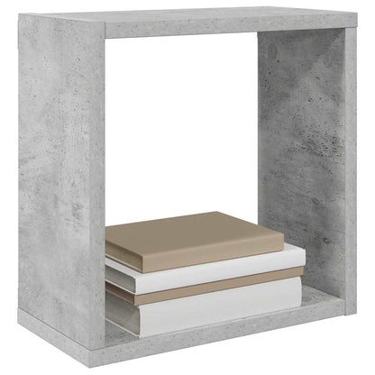 vidaXL Étagères cubes 6 pcs Gris béton 30x15x30 cm