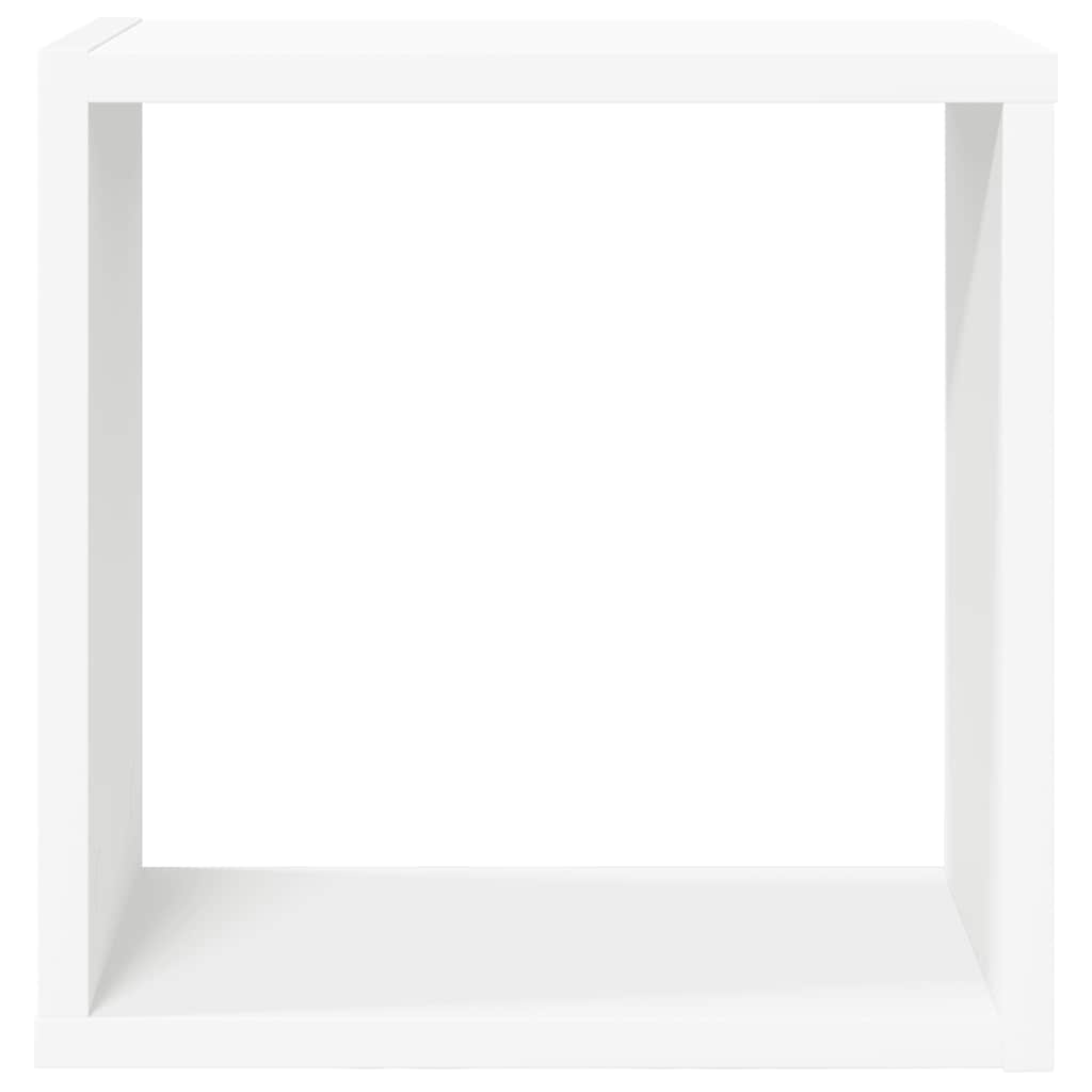 vidaXL Étagères cubes 2 pcs Blanc et chêne Sonoma 30x15x30 cm