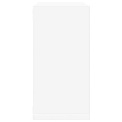 vidaXL Étagères cubes 2 pcs Blanc et chêne Sonoma 30x15x30 cm