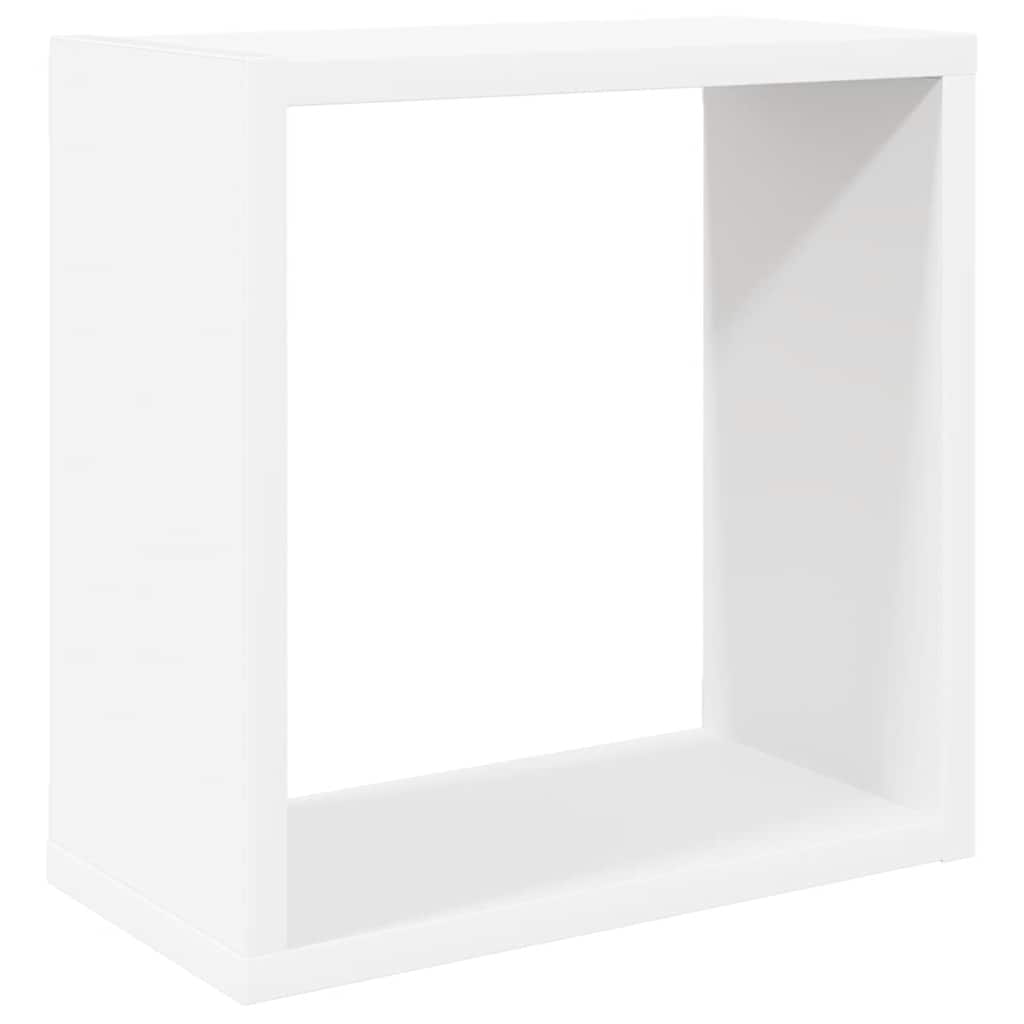 vidaXL Würfelregale 4 Stk. Weiß und Sonoma-Eiche 30x15x30 cm