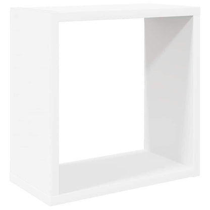 vidaXL Würfelregale 4 Stk. Weiß und Sonoma-Eiche 30x15x30 cm
