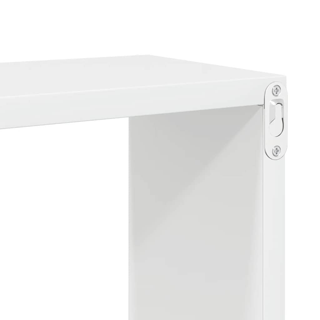 vidaXL Étagères cubes 2 pcs. Blanc brillant 30x15x30 cm