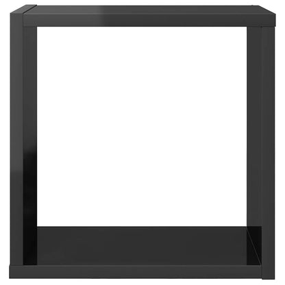 vidaXL Würfelregale 6 Stk. Hochglanz-Grau 30x15x30 cm