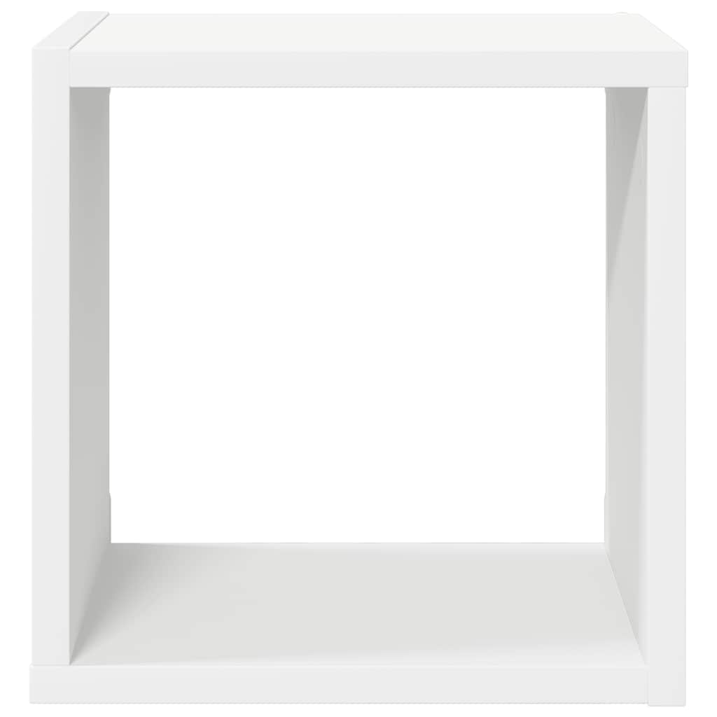 vidaXL Étagères cubes 4 pcs Blanc 26x15x26 cm