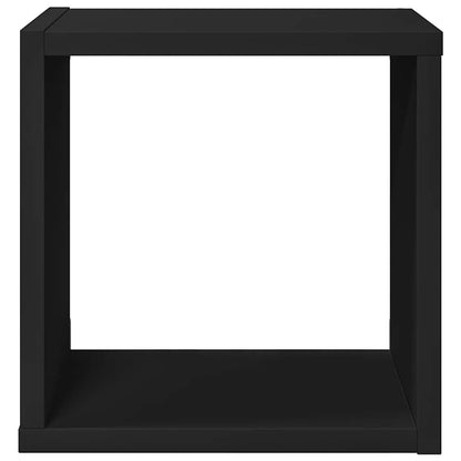 vidaXL Étagères cubes 2 pcs Noir 26x15x26 cm