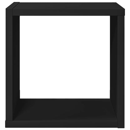 vidaXL Étagères cubes 4 pcs Noir 26x15x26 cm