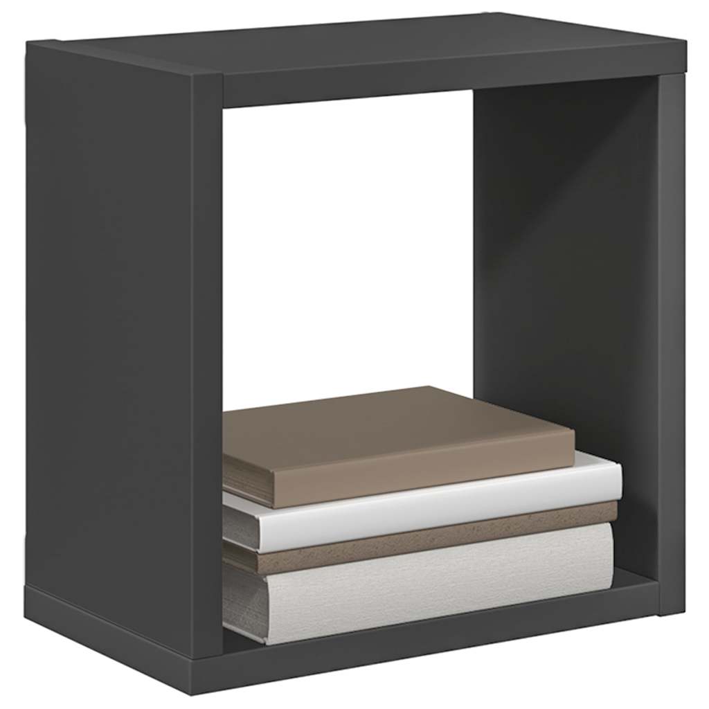 vidaXL Étagères cubes 6 pcs Gris 26x15x26 cm