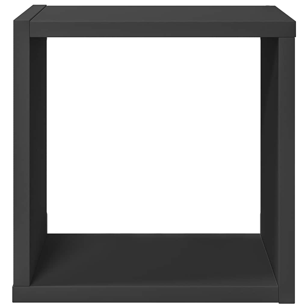 vidaXL Étagères cubes 6 pcs Gris 26x15x26 cm