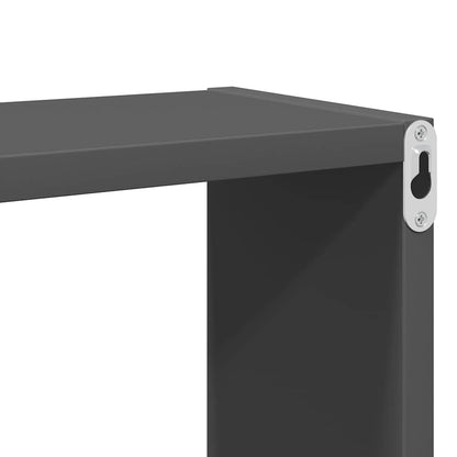 vidaXL Étagères cubes 6 pcs Gris 26x15x26 cm