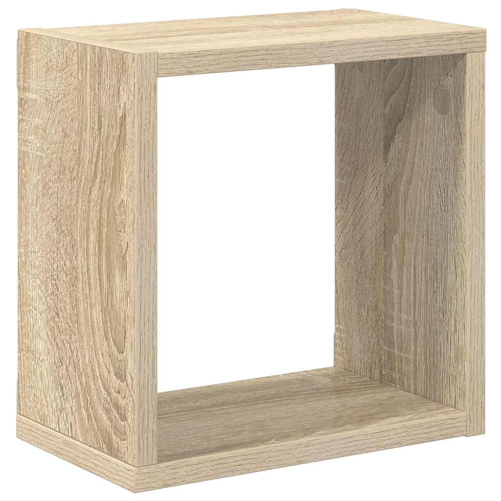 vidaXL Étagères cubes 6 pcs Chêne sonoma 26x15x26 cm