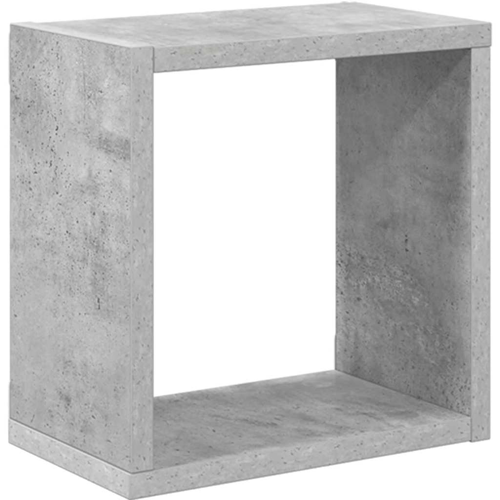vidaXL Étagères cubes 6 pcs Gris béton 26x15x26 cm