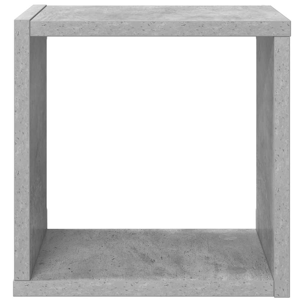 vidaXL Étagères cubes 6 pcs Gris béton 26x15x26 cm