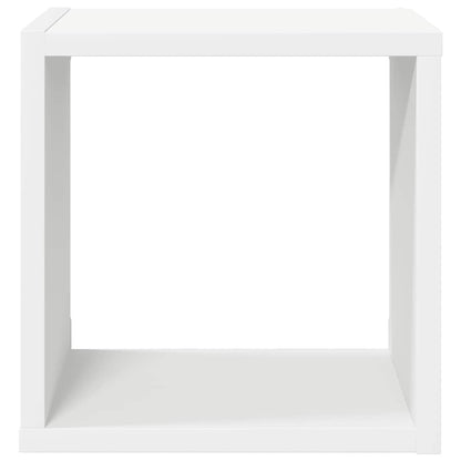 vidaXL Étagères murales cubes 4 pcs Blanc et chêne Sonoma 26x15x26 cm