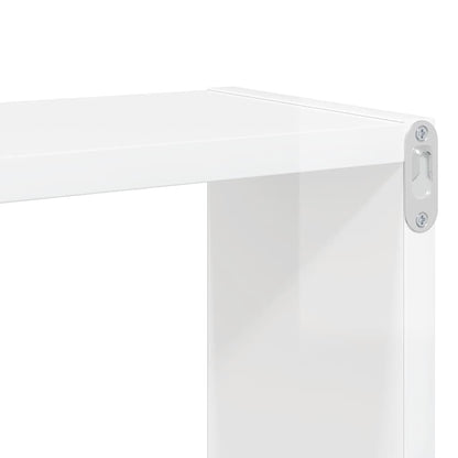 vidaXL Étagères cubes 6 pcs. Blanc brillant 26x15x26 cm