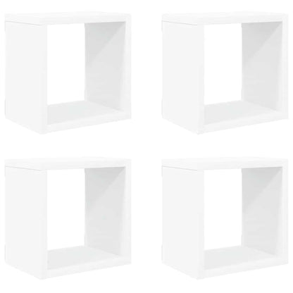 vidaXL Würfelregale 4 Stk. Weiß 22x15x22 cm